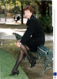 Actress Sylvia Kristel Former Star Of The 1970's Emmanuelle Films Pictured In Paris 1993