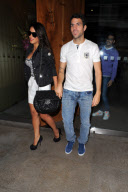 Cesc Fabregas and Girlfriend leaving Zuma