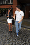 Cesc Fabregas and Girlfriend leaving Zuma