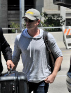 Neil Patrick Harris Departs from LAX