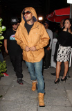 Chris Brown heads to Crustacean for dinner