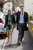 The wedding of Alice St. John Webster and Gerald Avenel, St Mary's Church, Bishop Lydeard, Somerset, Britain - 01 Jul 2012