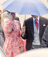 The wedding of Alice St. John Webster and Gerald Avenel, St Mary's Church, Bishop Lydeard, Somerset, Britain - 01 Jul 2012