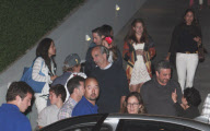 Michael Douglas and Catherine Zeta-Jones leaving a party in Malibu