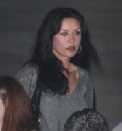Michael Douglas and Catherine Zeta-Jones leaving a party in Malibu