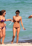 Playboy model Arianny Celeste pours fierce curves into snakeskin bikini 