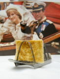 A piece of toast which was left uneaten by Prince Charles on the morning of his wedding to Princess Diana in 1981 is to be auctioned, Derby, Britain - 06 Jul 2012