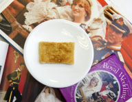 A piece of toast which was left uneaten by Prince Charles on the morning of his wedding to Princess Diana in 1981 is to be auctioned, Derby, Britain - 06 Jul 2012