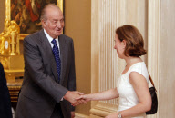 El Rey preside la reunion anual con la Fundacion Carolina en Madrid.