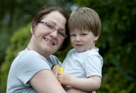 'Doodlemum' Angie Stevens, who draws a picture of her children every day, Swansea, Wales - 28 Jun 2012