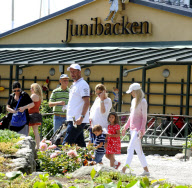 Elin Nordegren Woods and children visit Astrid Lindgren's Junibacken in Stockholm, Sweden - 09 Jul 2012