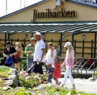 Elin Nordegren Woods and children visit Astrid Lindgren's Junibacken in Stockholm, Sweden - 09 Jul 2012