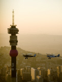 Tiger Moths over Johannesburg, South Africa - 28 May 2012