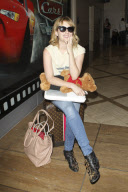 Emma Roberts touches down at LAX