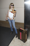Emma Roberts touches down at LAX