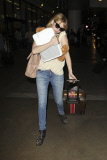 Emma Roberts touches down at LAX