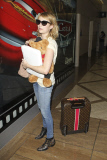 Emma Roberts touches down at LAX