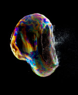 Iridient: Bursting Soap Bubbles by Fabian Oefner, Zurich, Switzerland - Jul 2012