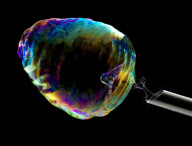 Iridient: Bursting Soap Bubbles by Fabian Oefner, Zurich, Switzerland - Jul 2012
