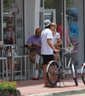 Real Madrid star Sami Khadira and his German model girlfriend Lena Gercke are all over each other while frolicking on the beach in Miami
In This Album: Bikes, Real-Madrid, Lena Gercke 