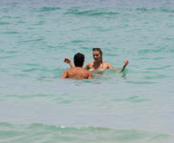 Real Madrid star Sami Khadira and his German model girlfriend Lena Gercke are all over each other while frolicking on the beach in Miami
In This Album: Bikes, Real-Madrid, Lena Gercke 