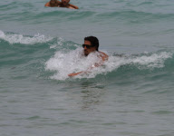 Real Madrid star Sami Khadira and his German model girlfriend Lena Gercke are all over each other while frolicking on the beach in Miami
In This Album: Bikes, Real-Madrid, Lena Gercke 