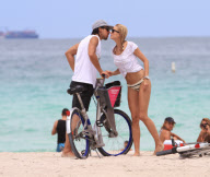 Real Madrid star Sami Khadira and his German model girlfriend Lena Gercke are all over each other while frolicking on the beach in Miami
In This Album: Bikes, Real-Madrid, Lena Gercke 