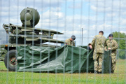 Rapier missile launchers for Olympic Games security installed on Blackheath, London, Britain - 12 Jul 2012