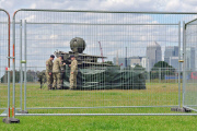 Rapier missile launchers for Olympic Games security installed on Blackheath, London, Britain - 12 Jul 2012