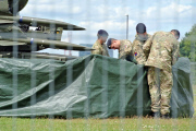 Rapier missile launchers for Olympic Games security installed on Blackheath, London, Britain - 12 Jul 2012