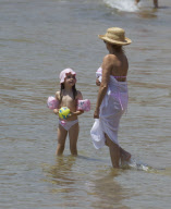 BARONESA THYSSEN DURING BIRTHDAY IN BARCELONA