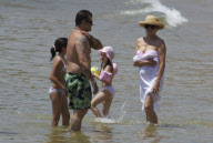 BARONESA THYSSEN DURING BIRTHDAY IN BARCELONA