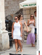 DUBROVNIK: Slavica Ecclestone and daughters holidays