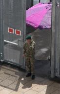 Thousands of Army personnel drafted in as emergency cover for Olympic Games security, Olympic Park, London - 11 Jul 2012