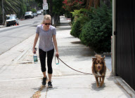 Amanda Seyfried Takes A Hike With Fin