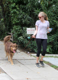 Amanda Seyfried Takes A Hike With Fin