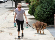 Amanda Seyfried Takes A Hike With Fin
