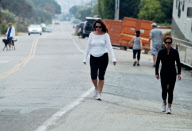 Fran Drescher Looks Sporty On A Walk In Malibu
