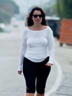 Fran Drescher Looks Sporty On A Walk In Malibu