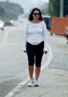 Fran Drescher Looks Sporty On A Walk In Malibu