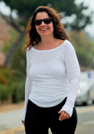 Fran Drescher Looks Sporty On A Walk In Malibu