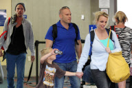 Semi-Exclusive: Britney Spears And Family Arriving In Maui