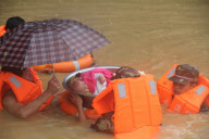 Überschwemmungen in China
