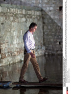 DUBROVNIK: Jeremy Irons strolling barefoot in the old city