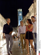 DUBROVNIK: Jeremy Irons strolling barefoot in the old city