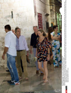 DUBROVNIK: Jeremy Irons strolling barefoot in the old city