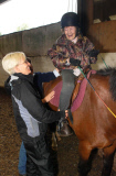 Elsie Freakley hoch zu Ross