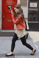 Katie Holmes hits the spinning class in NY