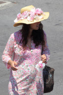Tatiana Santo Domingo et Andrea Casiraghi descendent d'un bateau à Monaco. No Credit. NW (Visiopix) Voir Commentaire