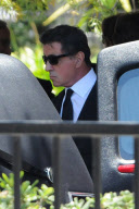 Sylvester Stallone attends Sage Stallone's Funeral - Part 2 -